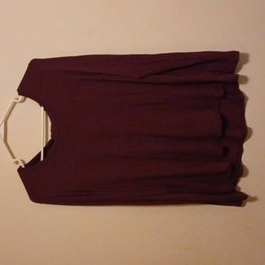 ALL IN MOTION *Size L* loose fitting open back long sleeve shirt.